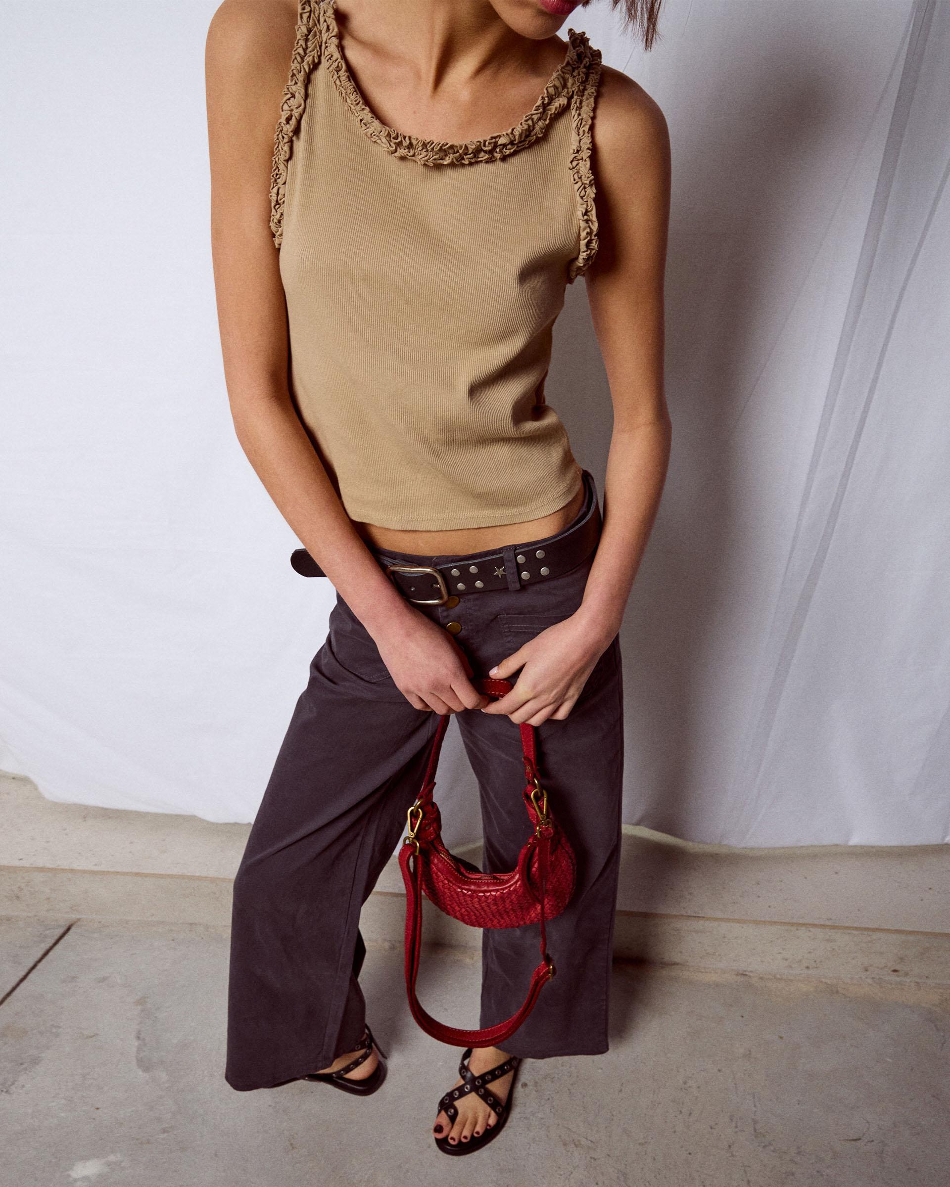 Camiseta Tank Volante Taupe