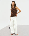 Jeans Estrellas Traseras Blanco
