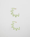 Pendientes Media Estrella Verde
