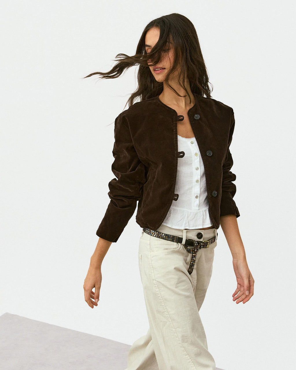 Chaqueta Velvet Marrón