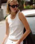 Camiseta Básica Tank Crudo