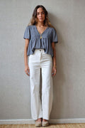 Pantalón vaquero blanco