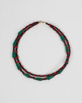 Collar Doble Africano Verde