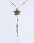 Collar Bolitas Flor Verde