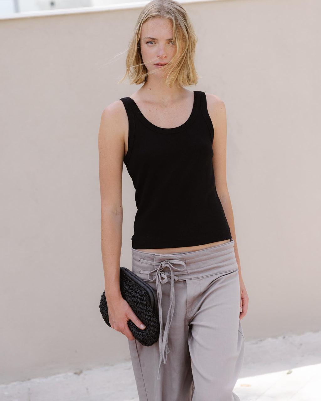 Camiseta Básica Tank Negro