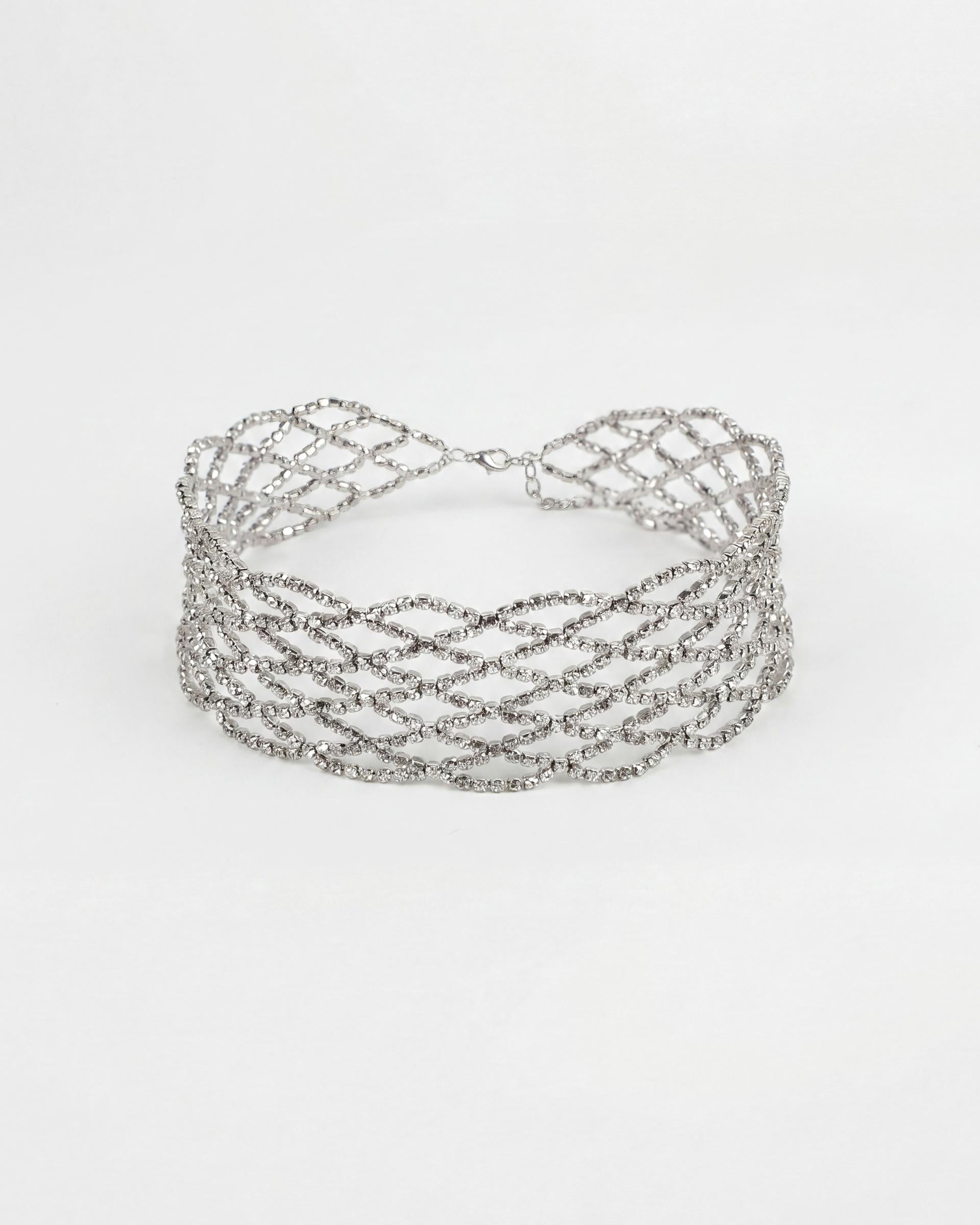 Choker Malla Plata