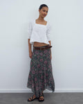 Blusa Escote Cuadrado Puntillas Blanca