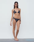 Braguita Bikini Flores Antracita
