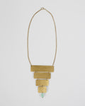 Collar Piramide Detalle Oro