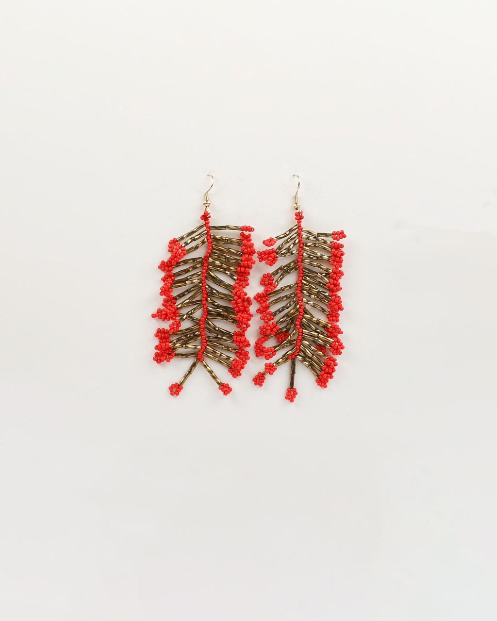 Pendientes Coral Oro