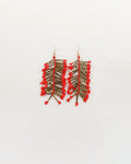 Pendientes Coral Oro