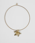 Collar Aro Flor Oro