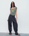 Pantalón Triple Pinza Espiga Antracita
