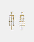 Pendientes Tiras Estrellas Oro