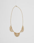 Collar Cadenas Semicírculos Oro