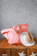 Bolso de playa oversize verde mint con opción de personalizar