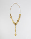 Collar Corbatero Círculos Oro