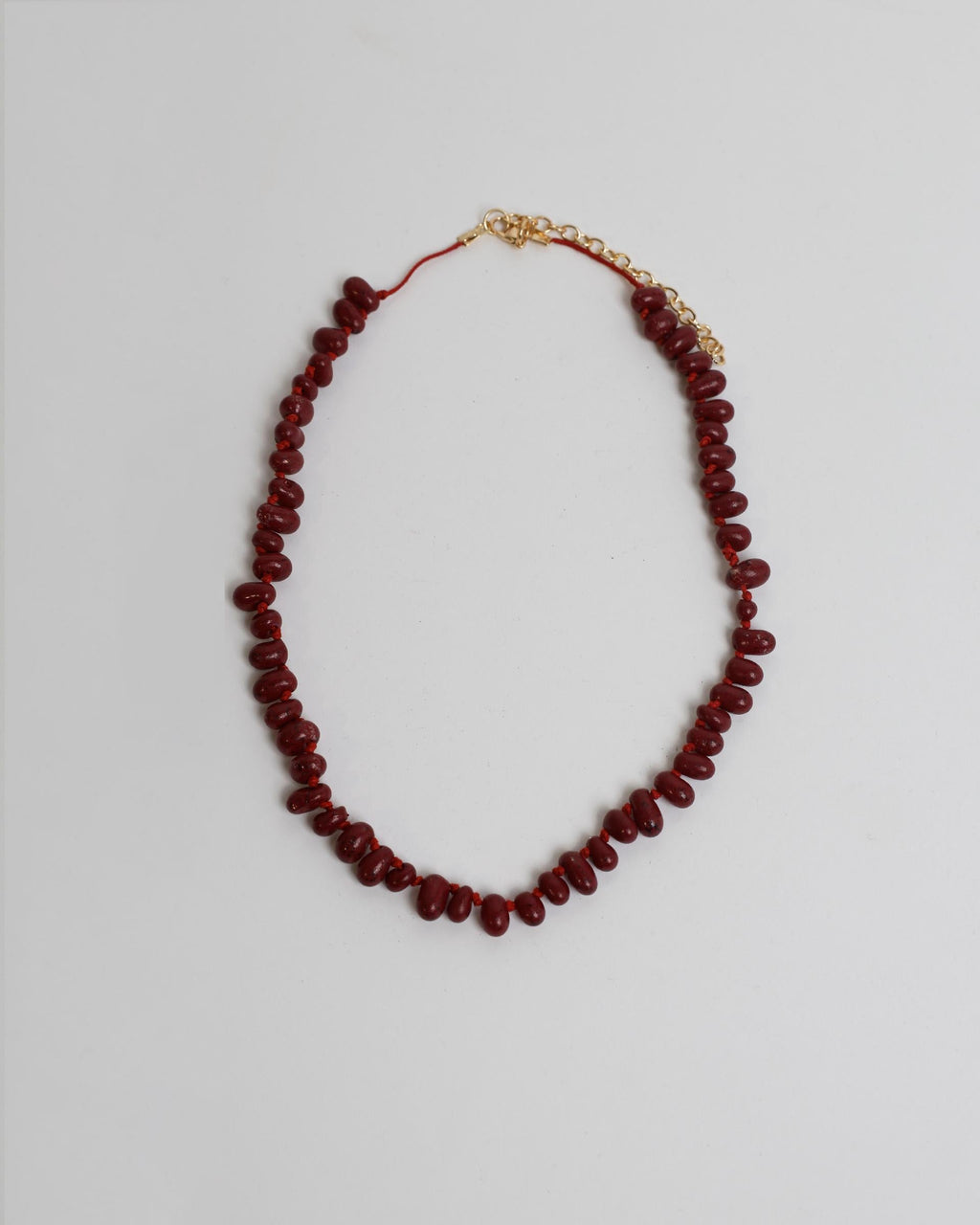 Collar Gotas Rojo
