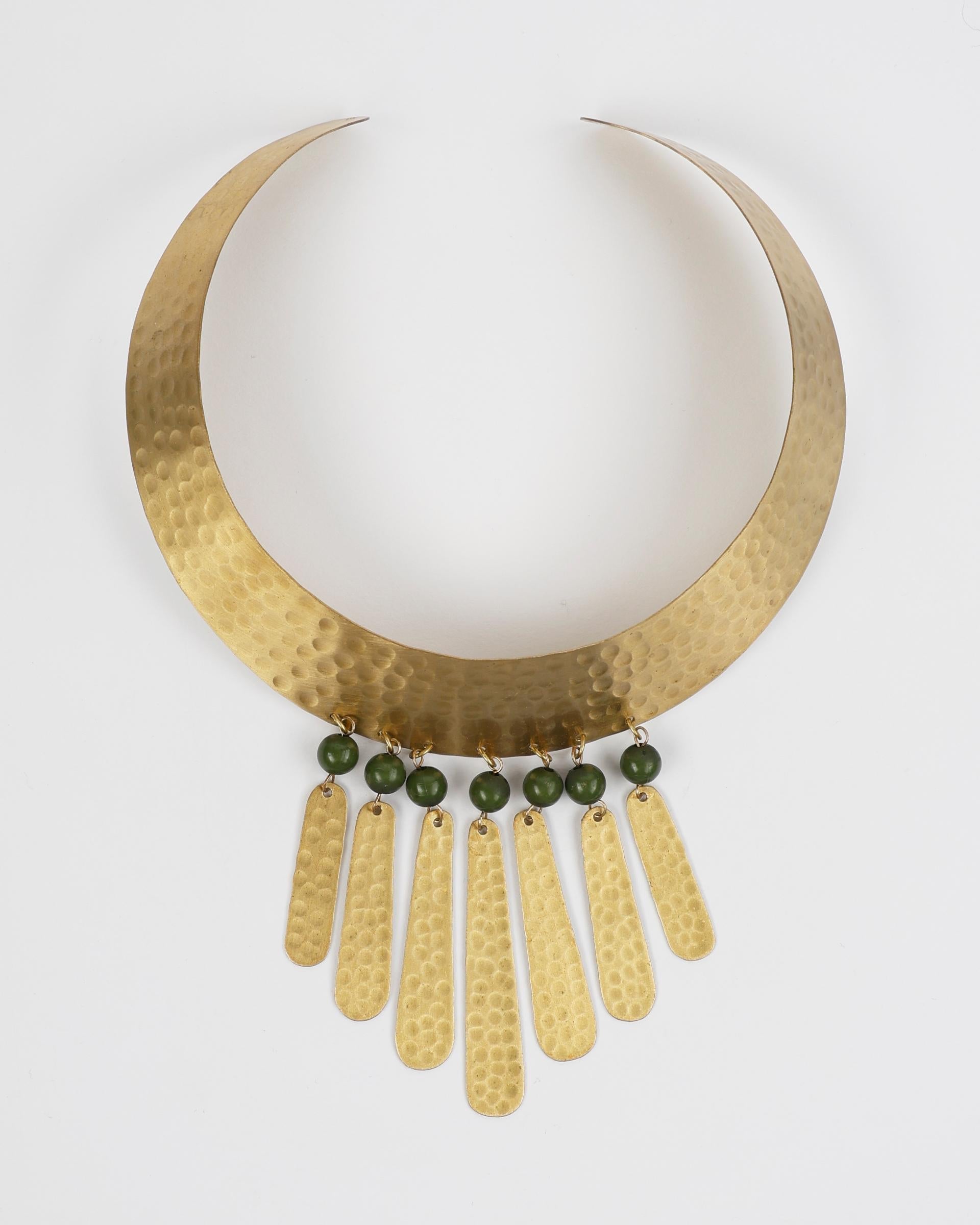 Collar Rígido Lágrimas Oro