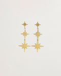 Pendientres Triple Estrella Oro