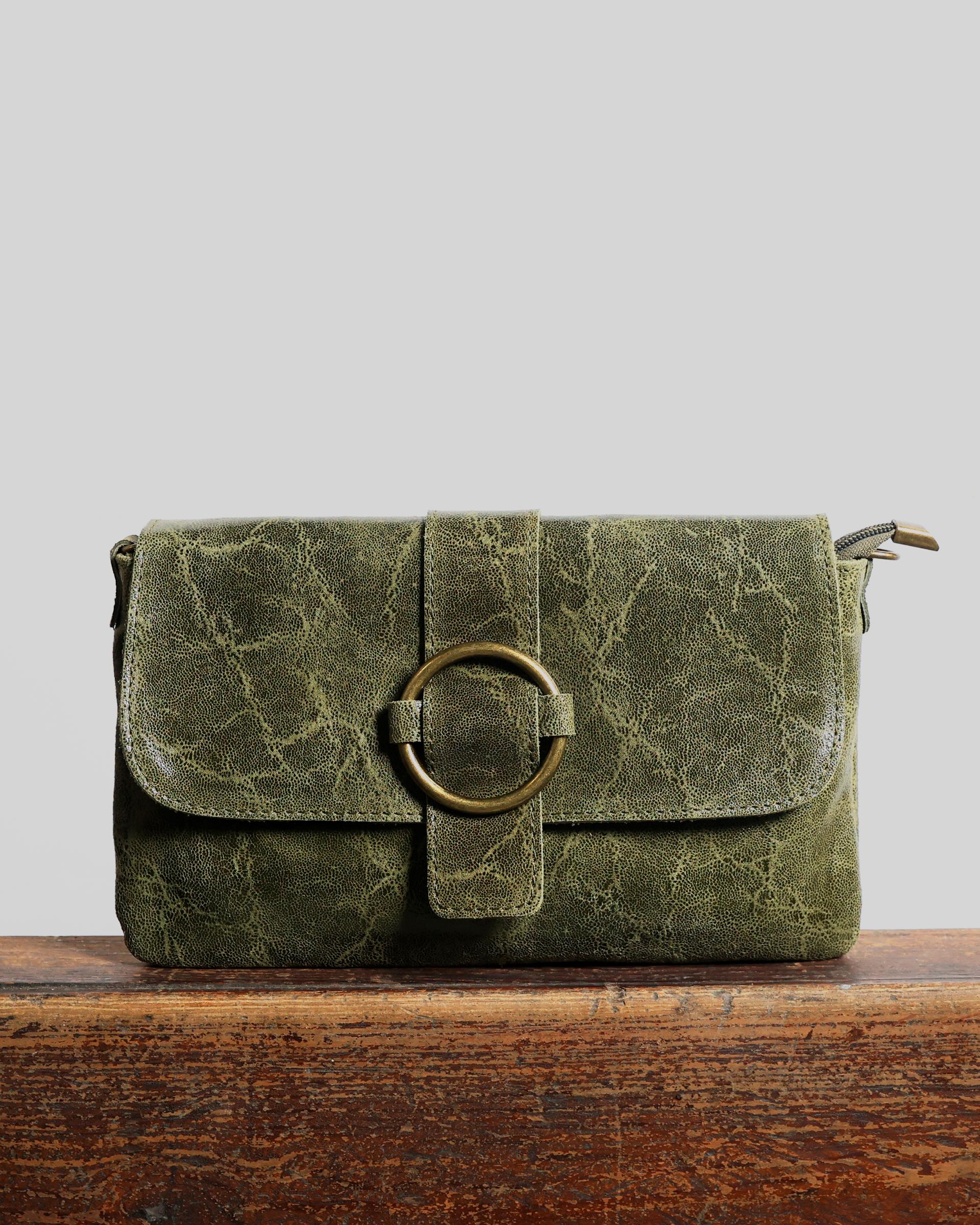 Bolso Pequeño Hebilla Verde