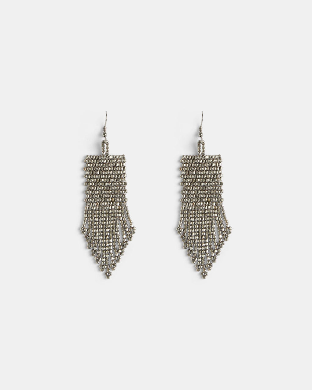 Pendientes Étnico Flecos Plata