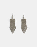 Pendientes Étnico Flecos Plata