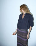 Blusa Jaretas Abalorios Antracita