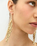 Pendientes Mezcla Malla Oro