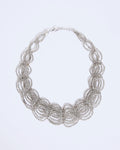 Collar Tiras Entrelazadas Plata