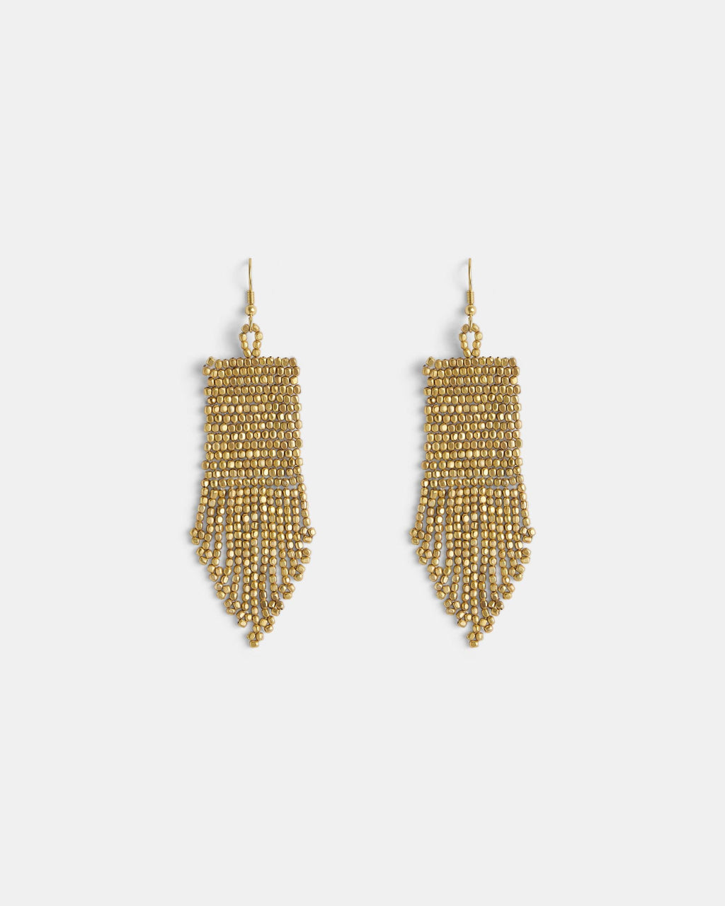 Pendientes Étnico Flecos Oro