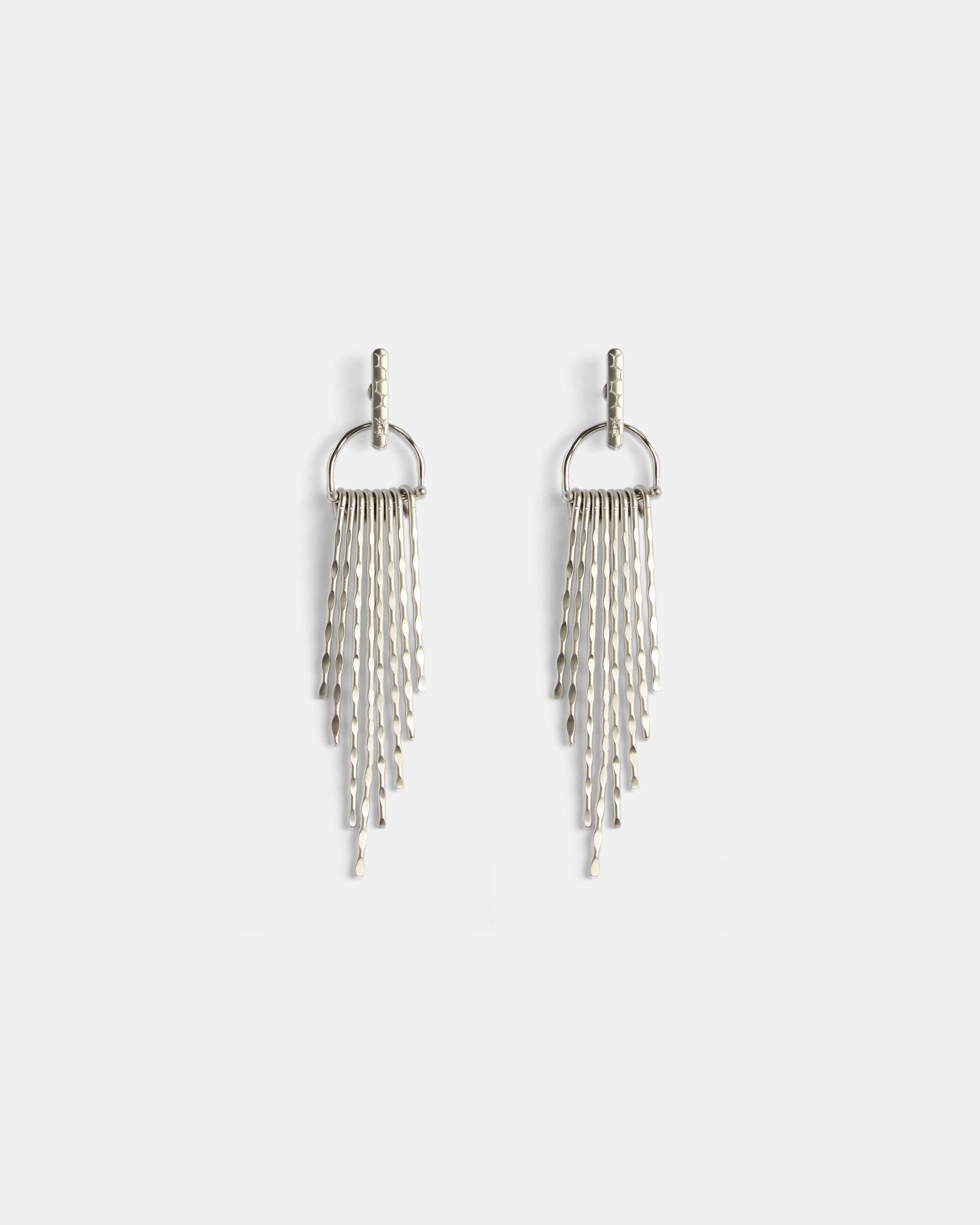 Pendientes Tiras Largas Plata