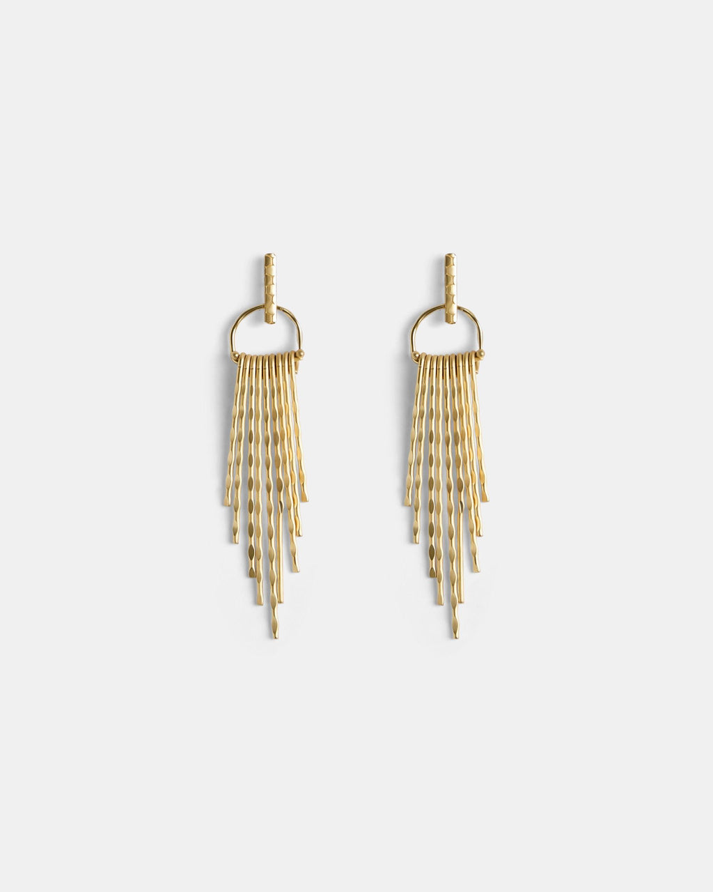 Pendientes Tiras Largas Oro