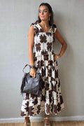 Bolso con flecos chocolate