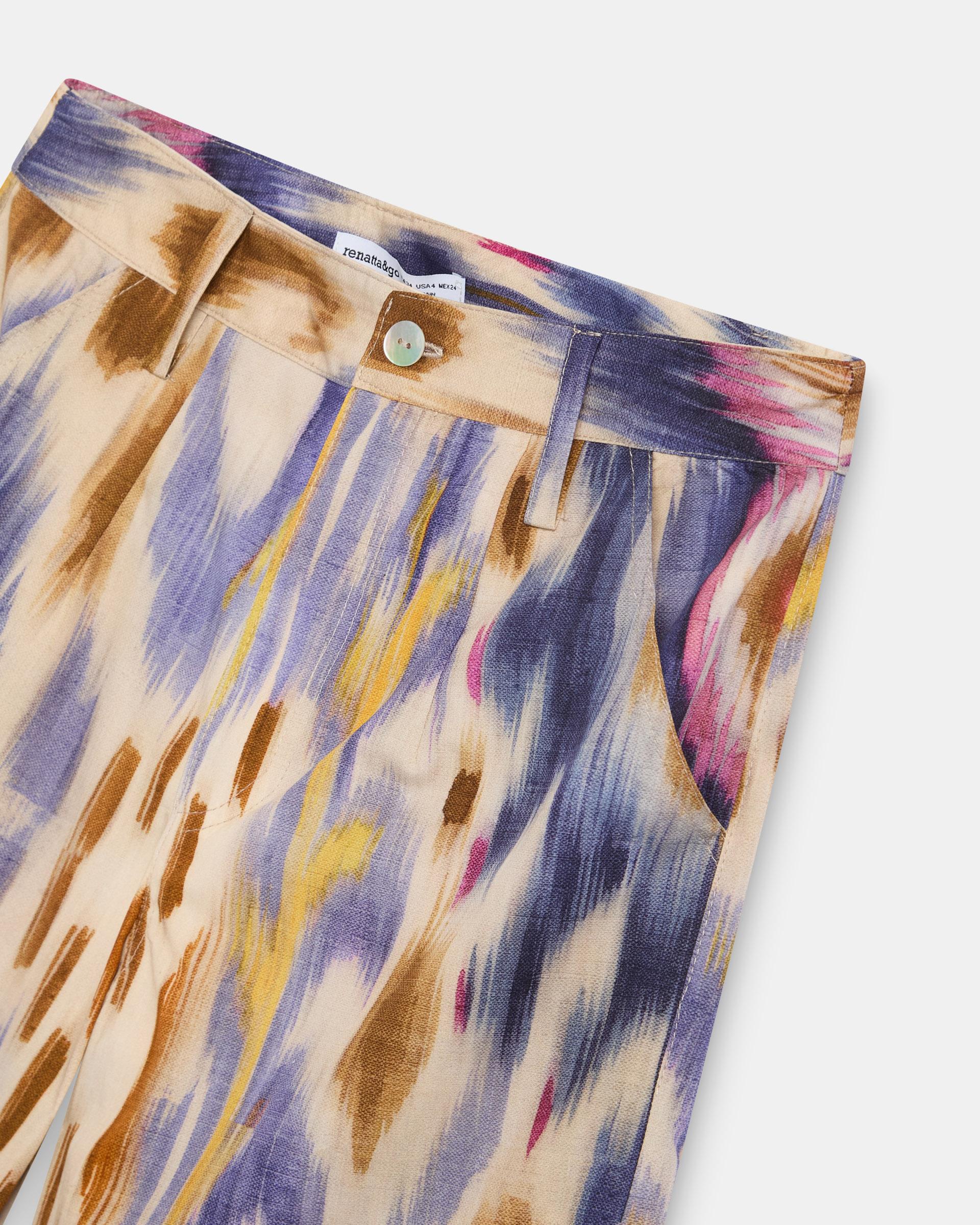 Pantalón Étnico Tye Dye Multicolor