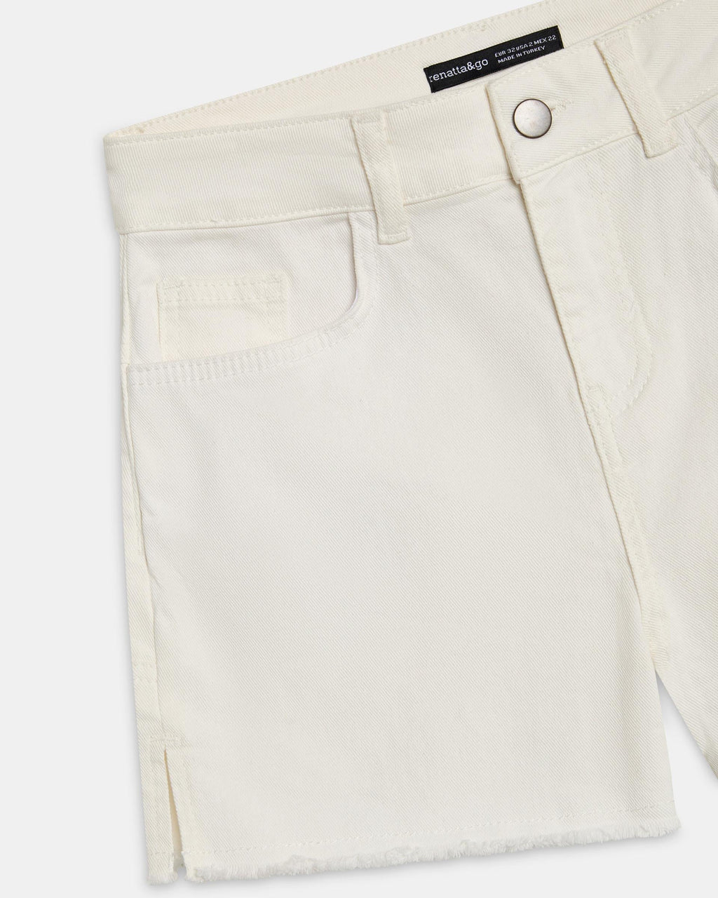 Shorts Estrellas Traseras Blanco