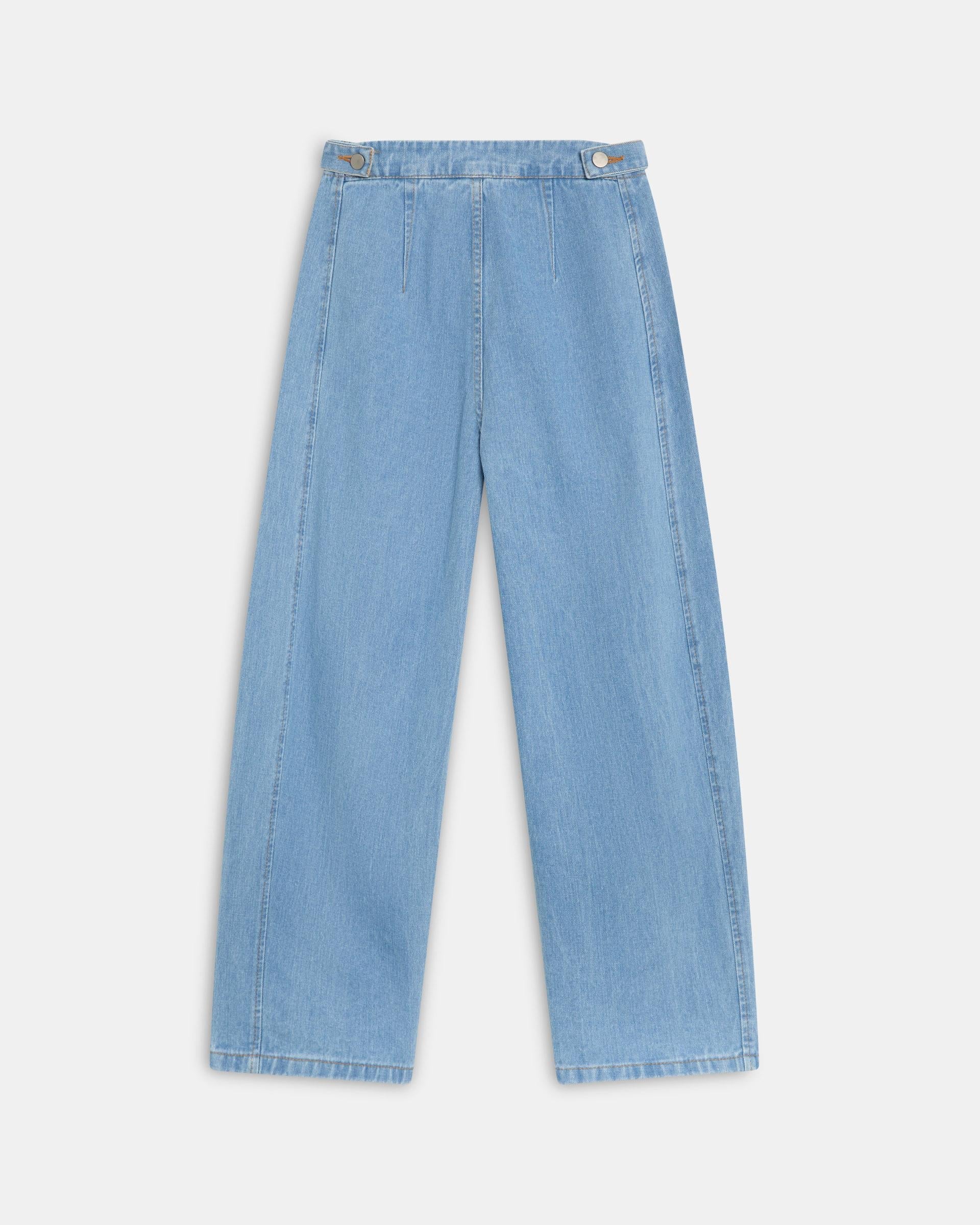 Jeans Balloon Bolsillos Laterales Azul