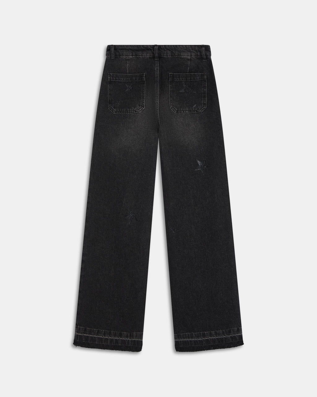 Jeans Worker Estrellas Brillos Antracita