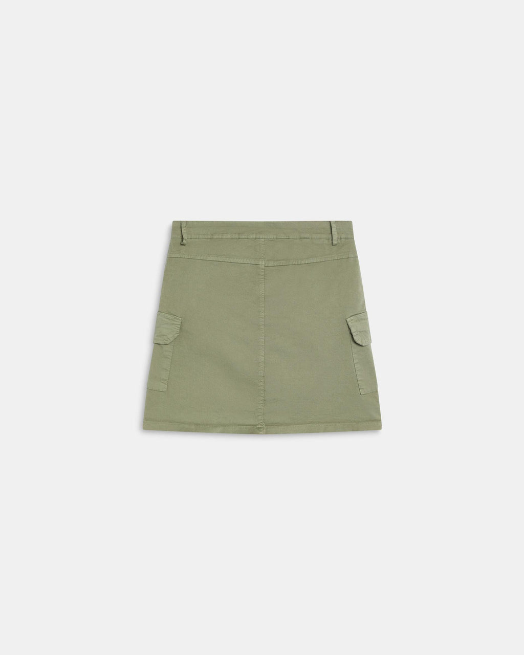 Minifalda Bolsillos Cargo Verde