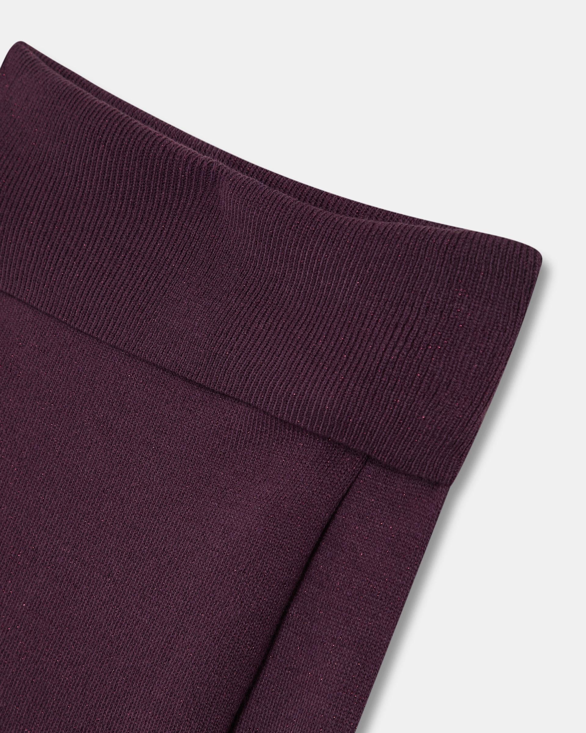 Jersey Hombros Descubiertos Morado