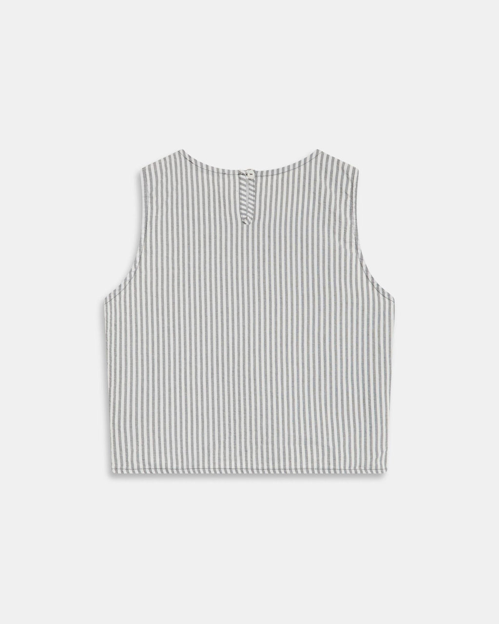 Top Rayas Bicolor Gris