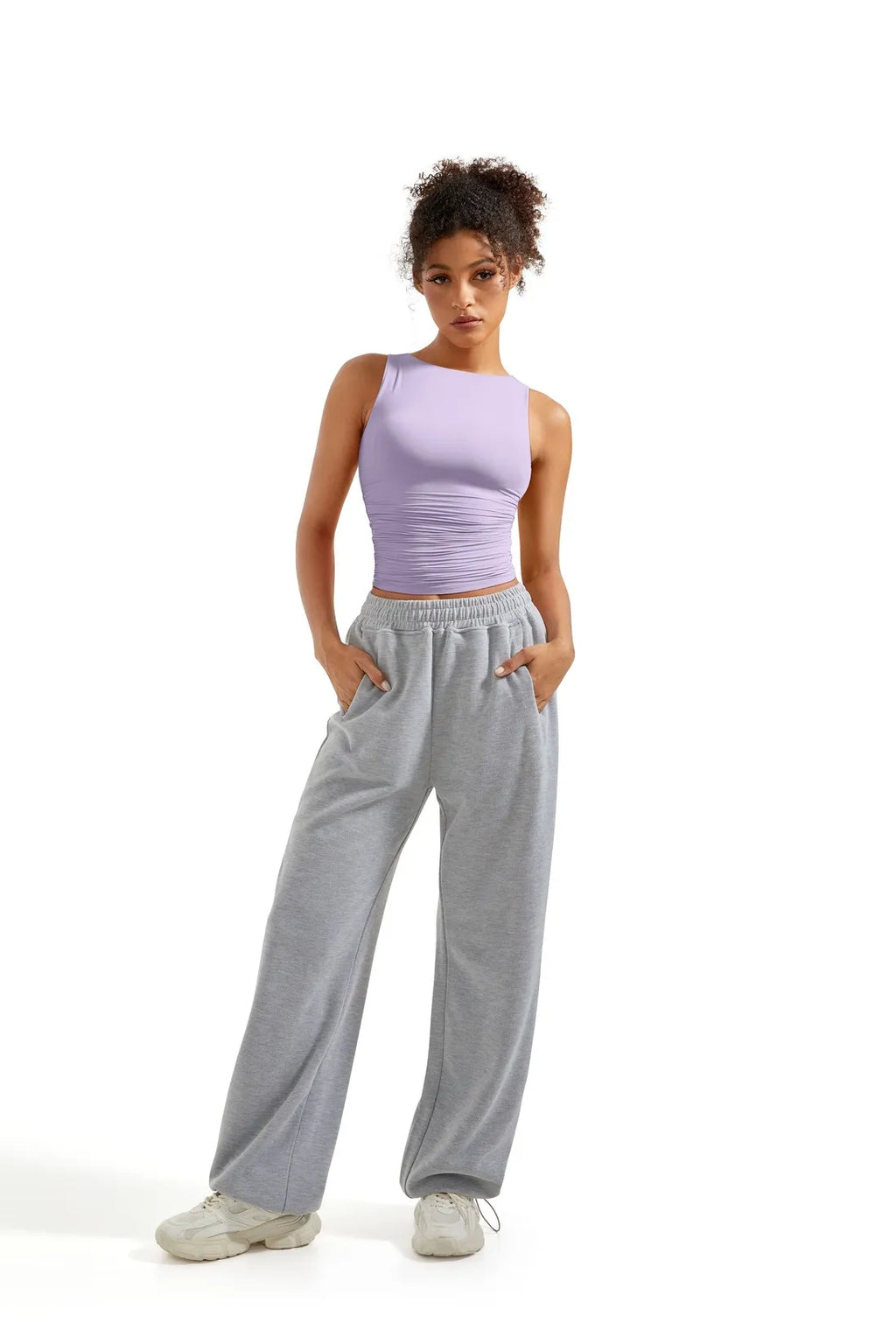 Buttery Soft Side Ruched Tank Top
