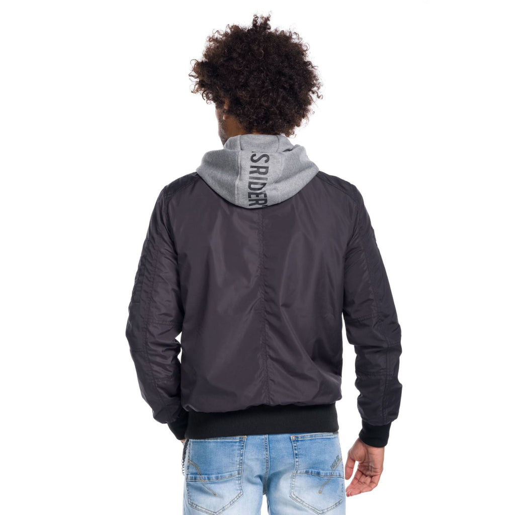Chaqueta Bomber con Capucha Desmontable Hombre – Koroshi 1811JA13