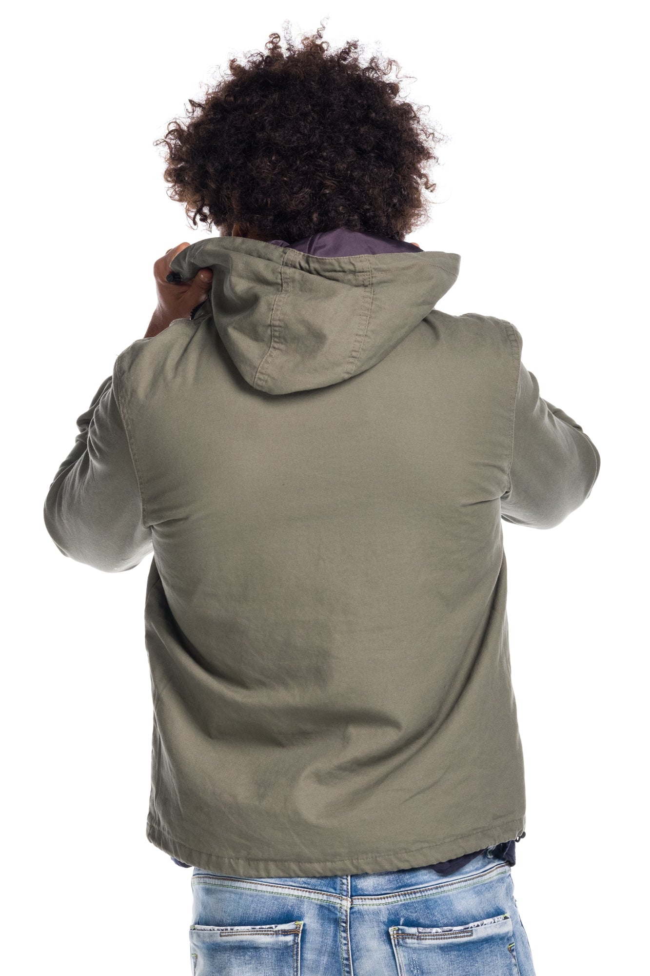 Chaqueta Canguro de Algodón con Capucha Hombre – Koroshi 1811JA24