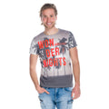 Camiseta Hombre Manga Corta Estampado Palmeras Wonder – Koroshi 1811MC36