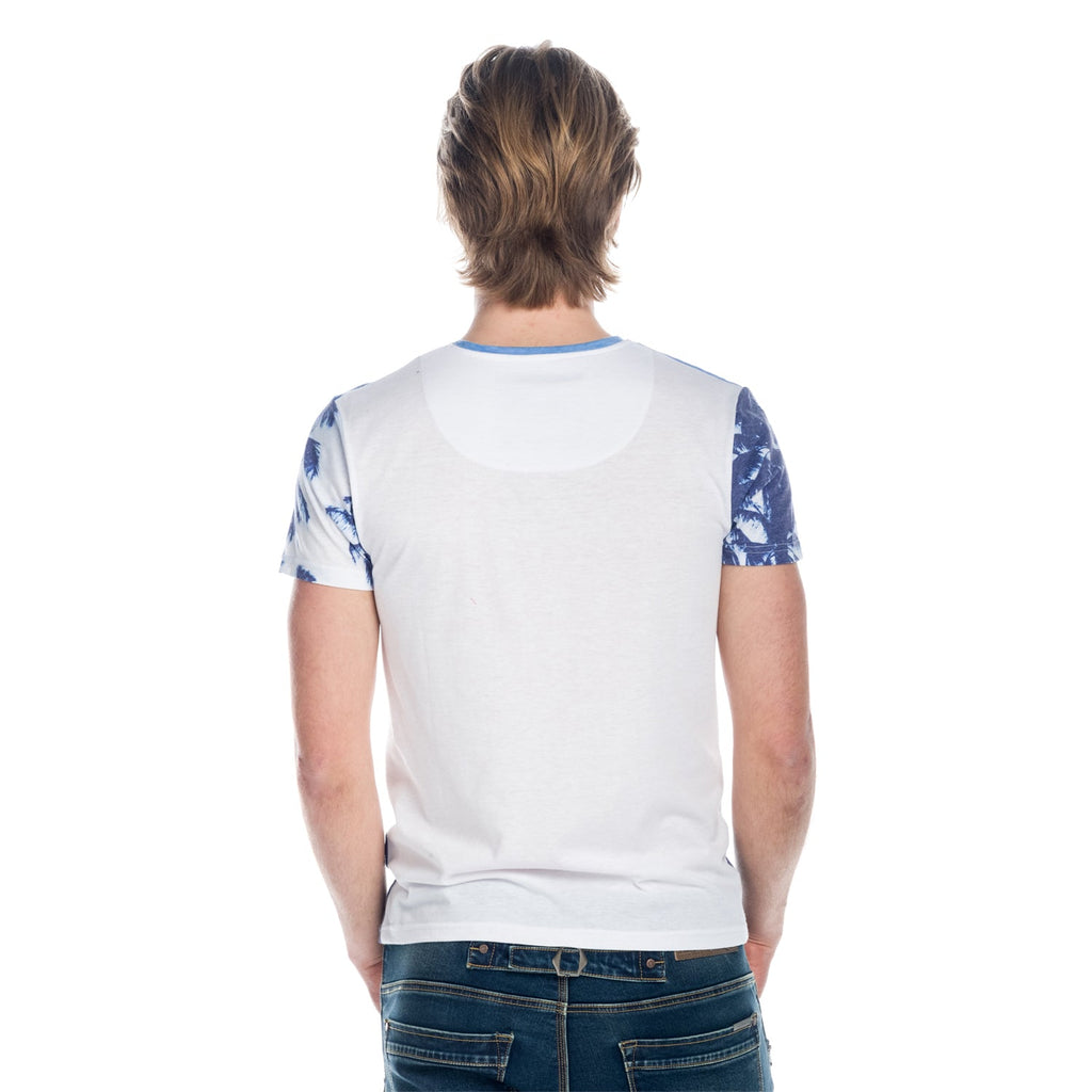 Camiseta Hombre Manga Corta Estampado Palmeras Wonder – Koroshi 1811MC36