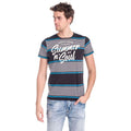 Camiseta Hombre Manga Corta Rayas Estampado Summer – Koroshi 1811MC45
