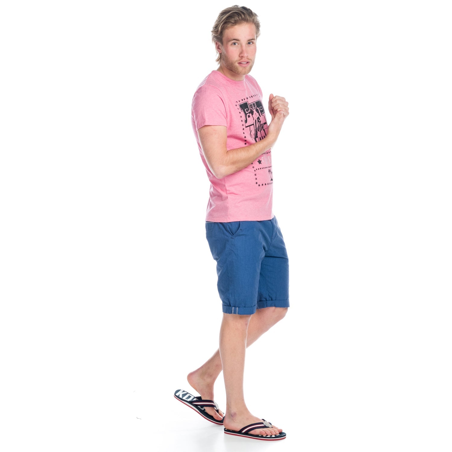 Camiseta Hombre Manga Corta Estampado Paradise – Koroshi 1811MC68