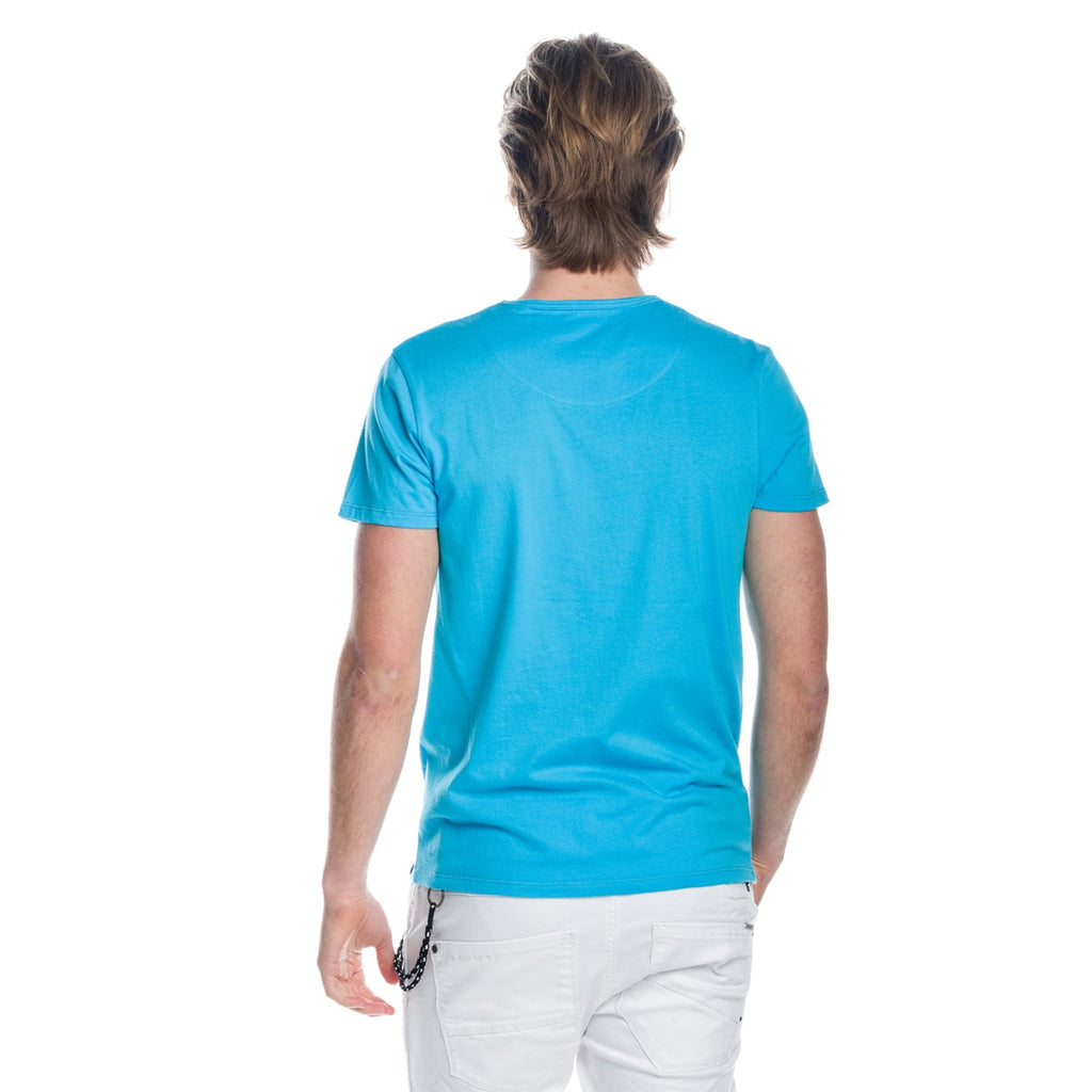 Camiseta Hombre Manga Corta Estampado Paradise – Koroshi 1811MC68