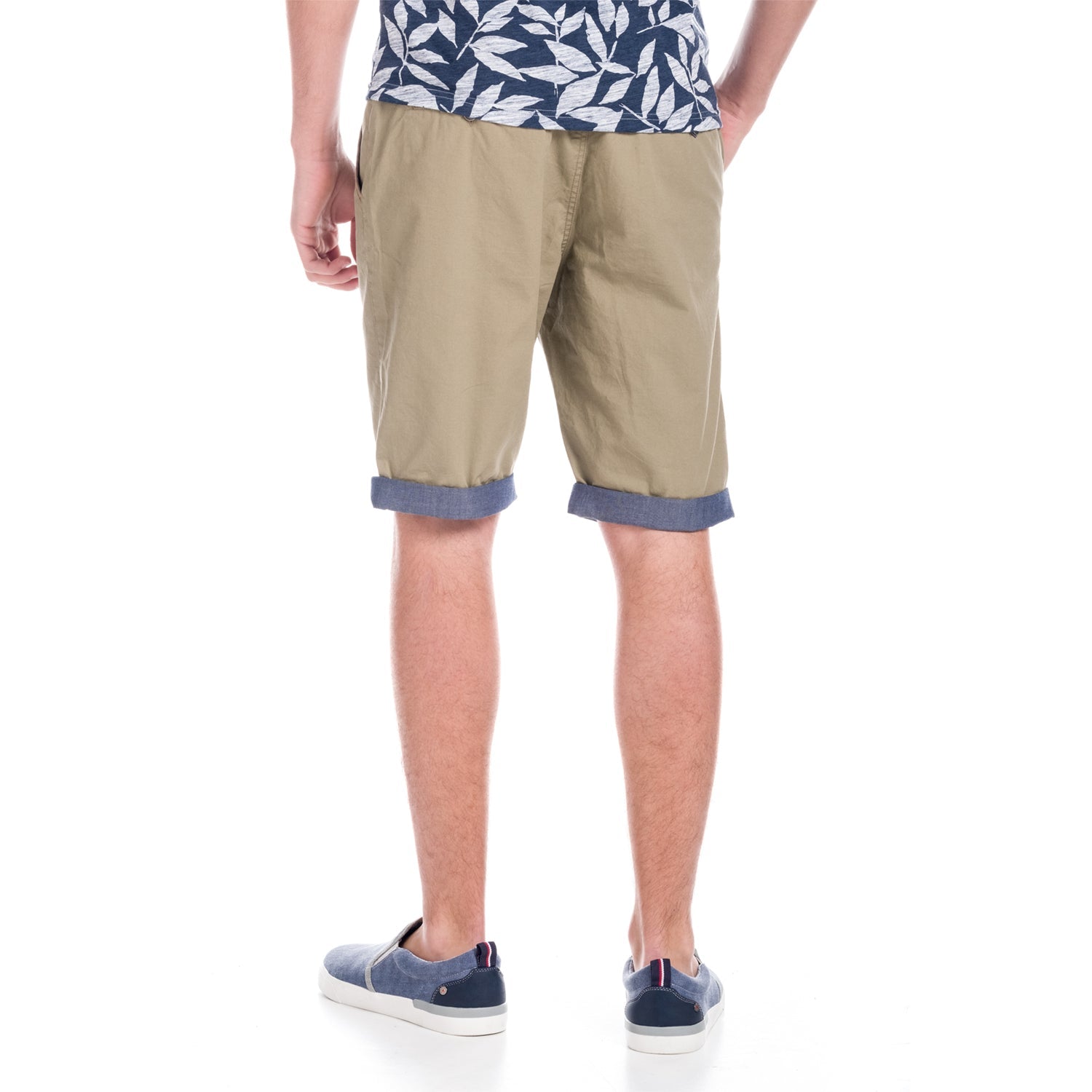 Pantalón Corto Hombre Chino Vuelta Denim – Koroshi 1811PS06